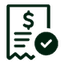 Payment receipt icon
